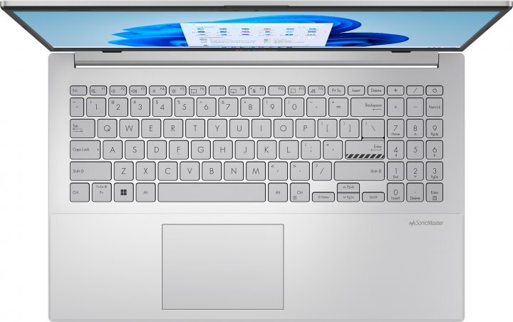 ASUS Vivobook Go 15 E1504FA / 15.6 FullHD / Ryzen 5 7520U / 8Gb LPDDR5 / 512Gb SSD / AMD Radeon / No OS Silver