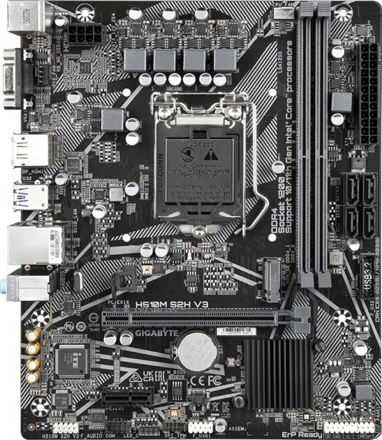 GIGABYTE H510M S2H V3 / mATX LGA1200 DDR4 3200