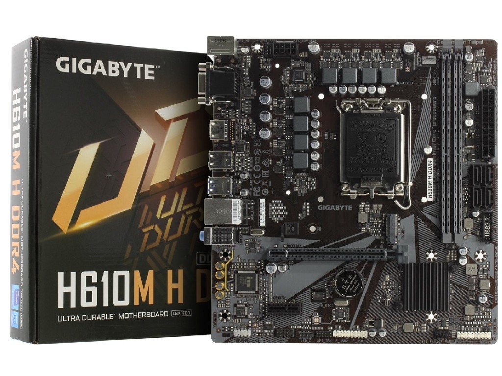 GIGABYTE H610M H / mATX LGA1700 DDR4 3200