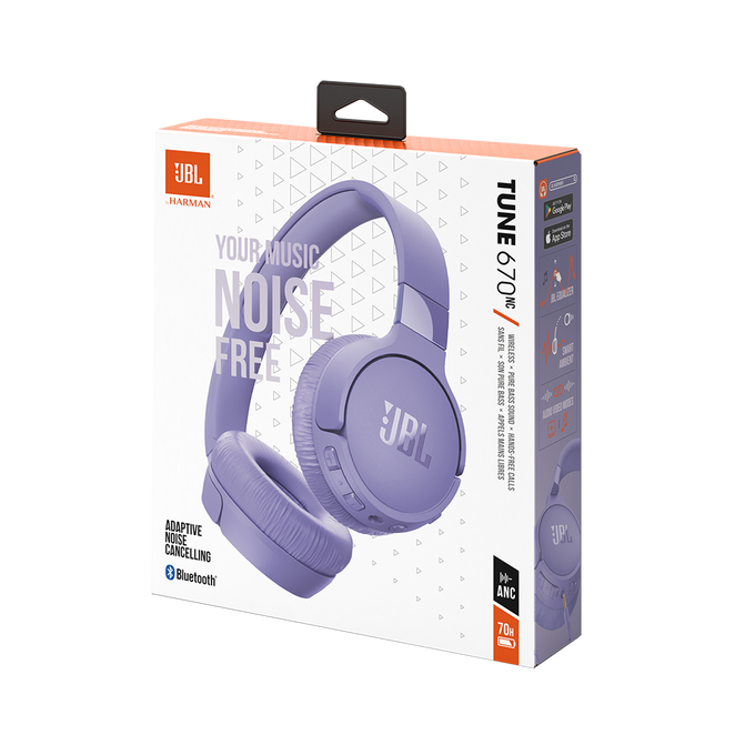 JBL T670NC Purple