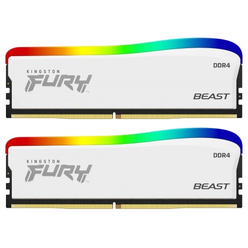 Kingston FURY Beast DDR4 White RGB Special Edition KF436C18BWAK2/32
