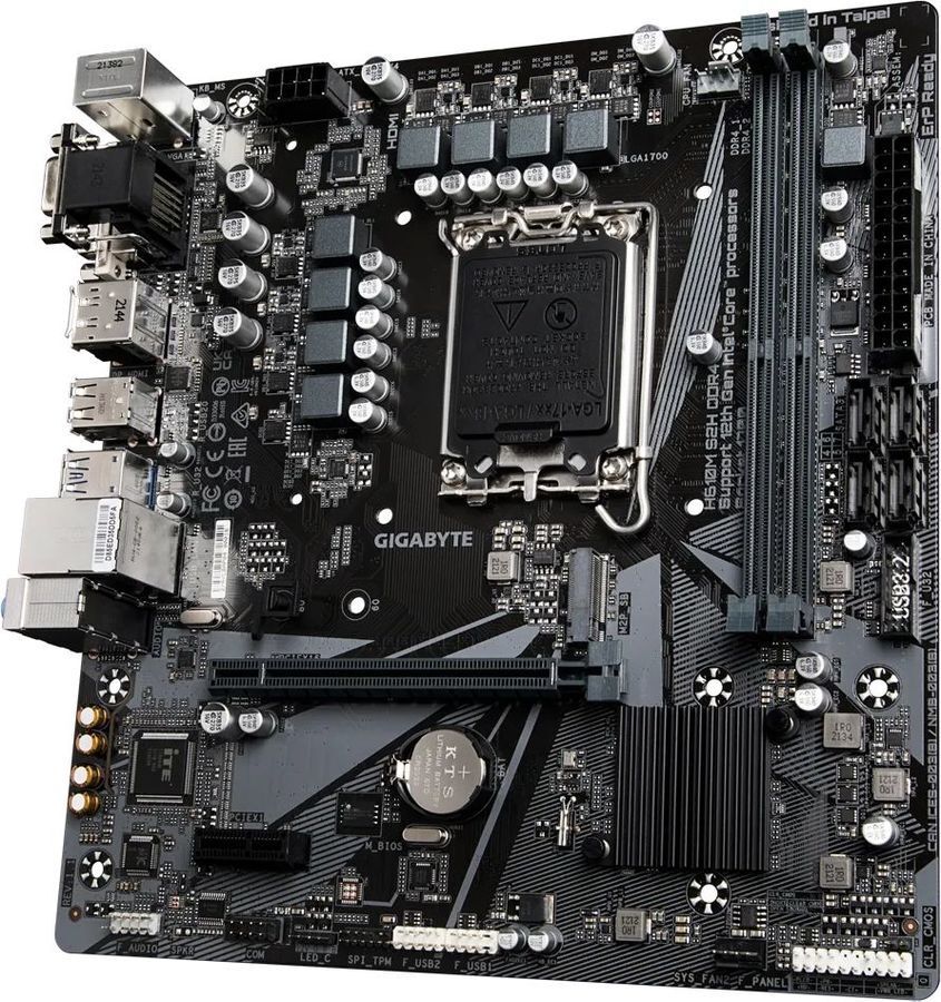 GIGABYTE H610M S2H / mATX LGA1700 DDR5 5600