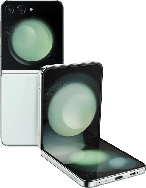 Samsung Galaxy Flip5 / 6.7 Foldable AMOLED 2X 120Hz / Snapdragon 8 Gen 2 / 8GB / 256GB / 3700mah / Green