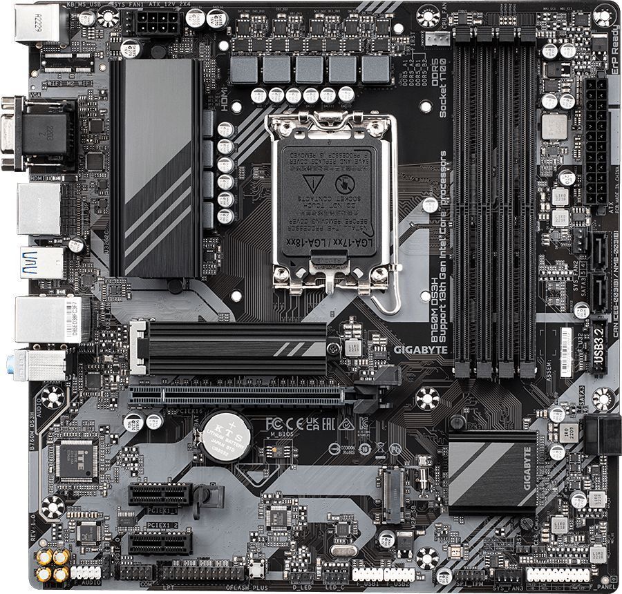 GIGABYTE B760M DS3H / mATX LGA1700 DDR5 7600