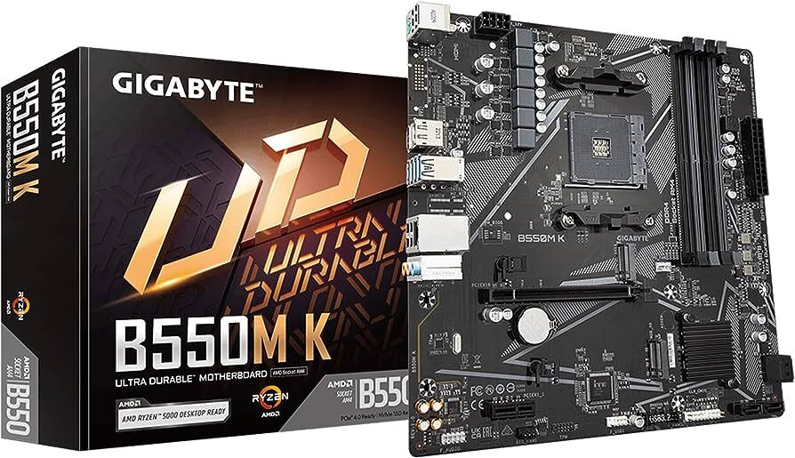 GIGABYTE B550M K / mATX AM4 DDR4 4733