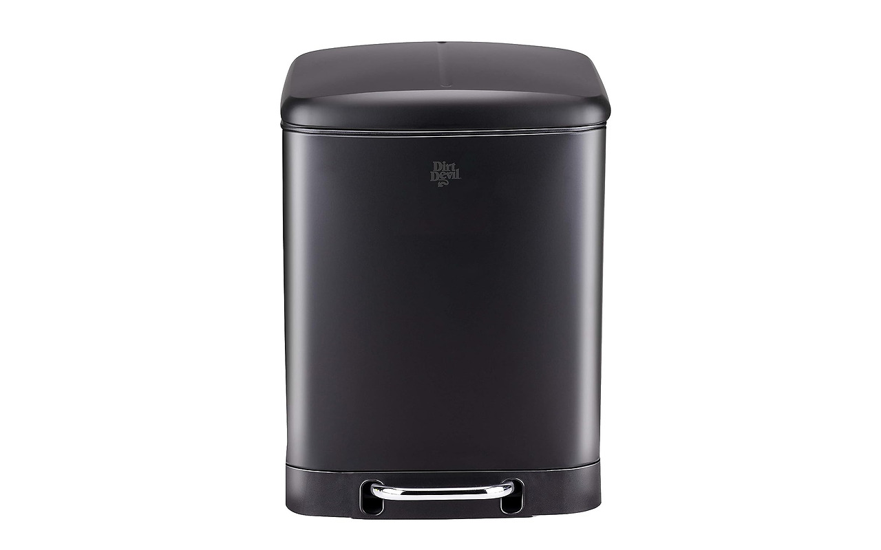 Dirt Devil Pedal Bin 2x12 L Soft Close Black