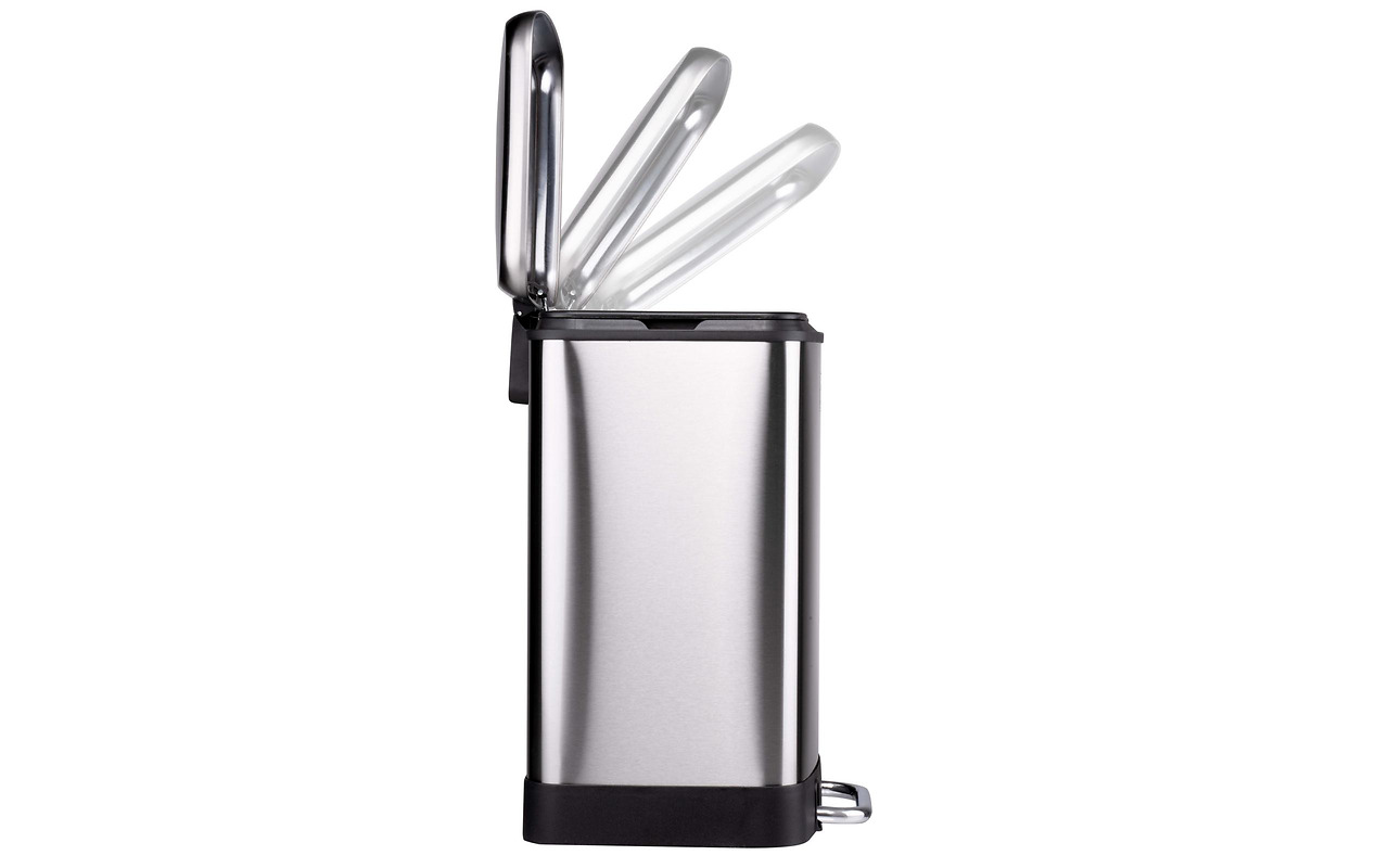 Dirt Devil Pedal Bin 2x12 L Soft Close Silver