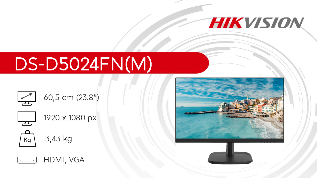 HIKVISION DS-D5024FN / 23.8 FullHD