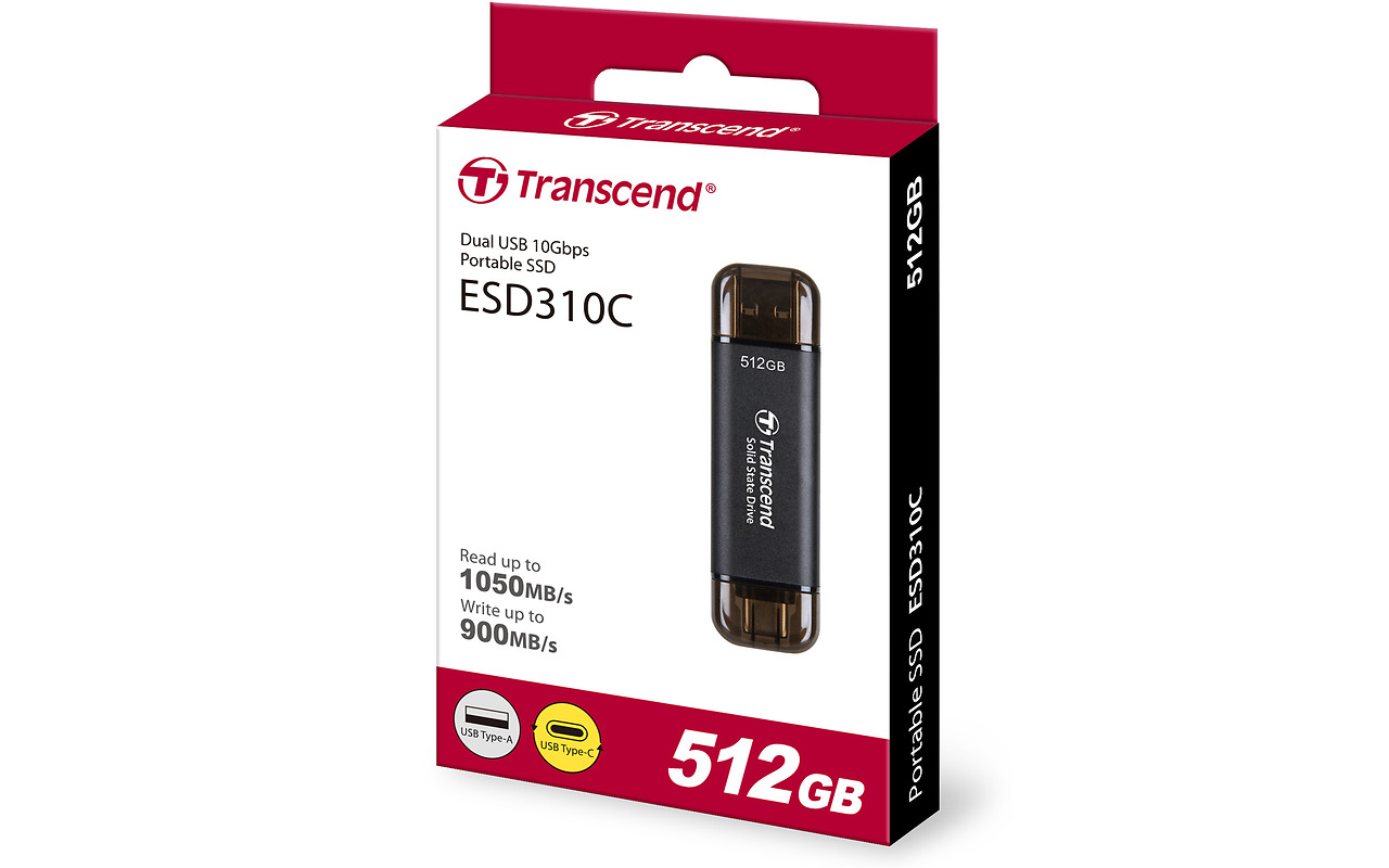 Transcend Portable ESD310C 512GB USB SSD