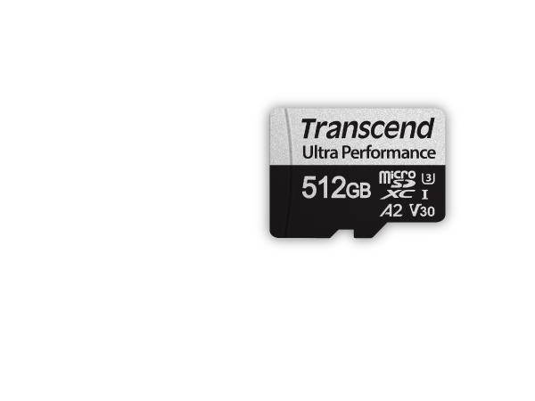 Transcend TS512GUSD340S / 512GB MicroSD + SD adapter
