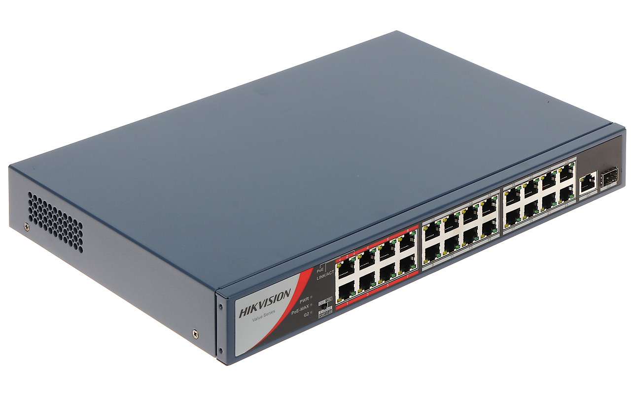 HIKVISION DS-3E0326P-E/M / 24 Port PoE