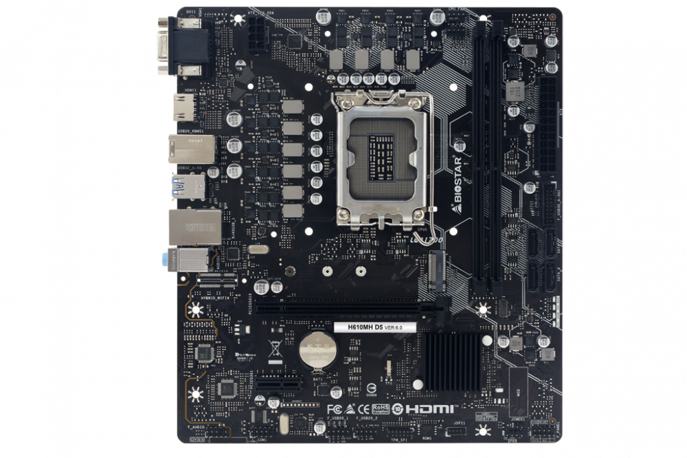 Biostar H610MH D5 / mATX LGA1700 DDR5 4800