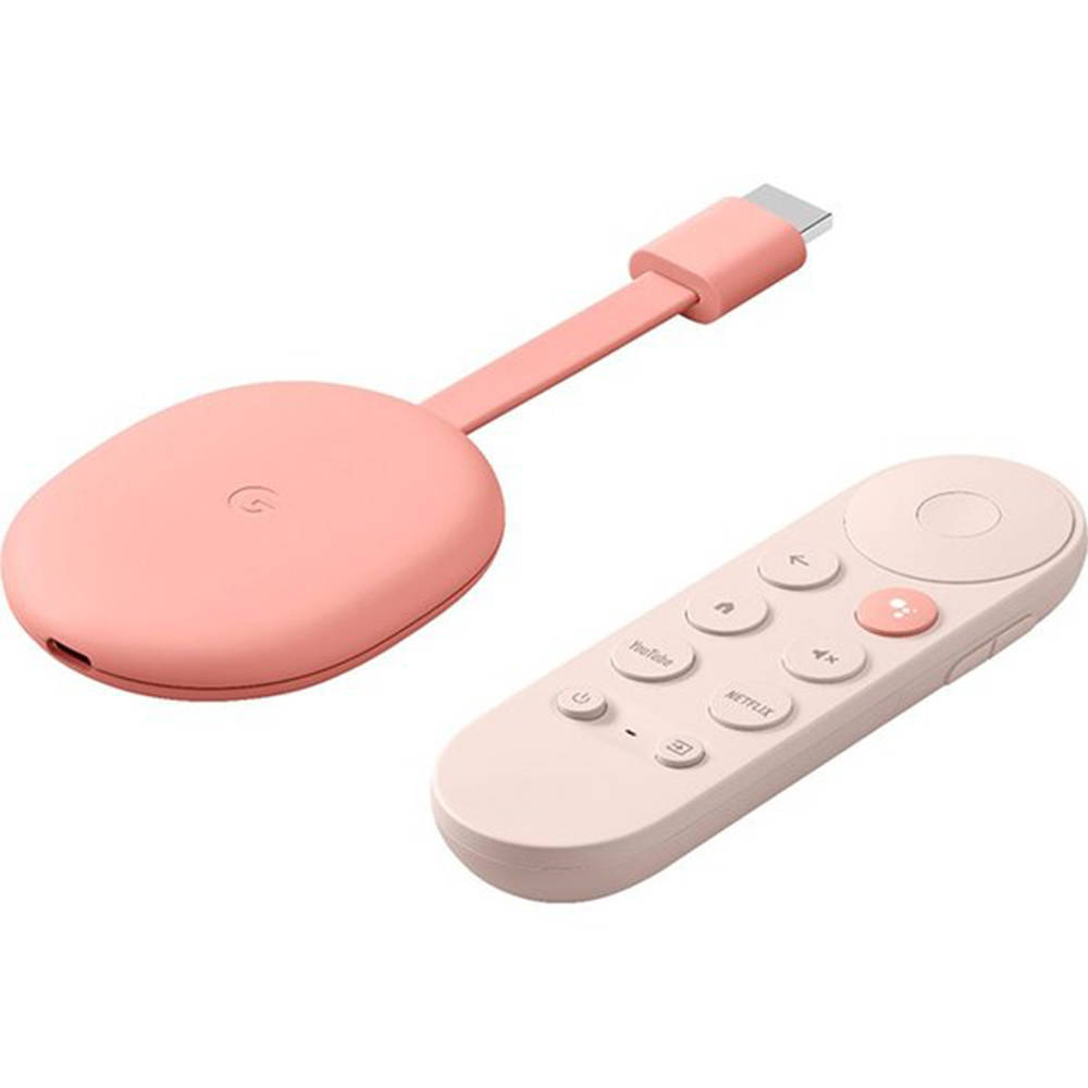 Google Chromecast With Google TV 4K Pink