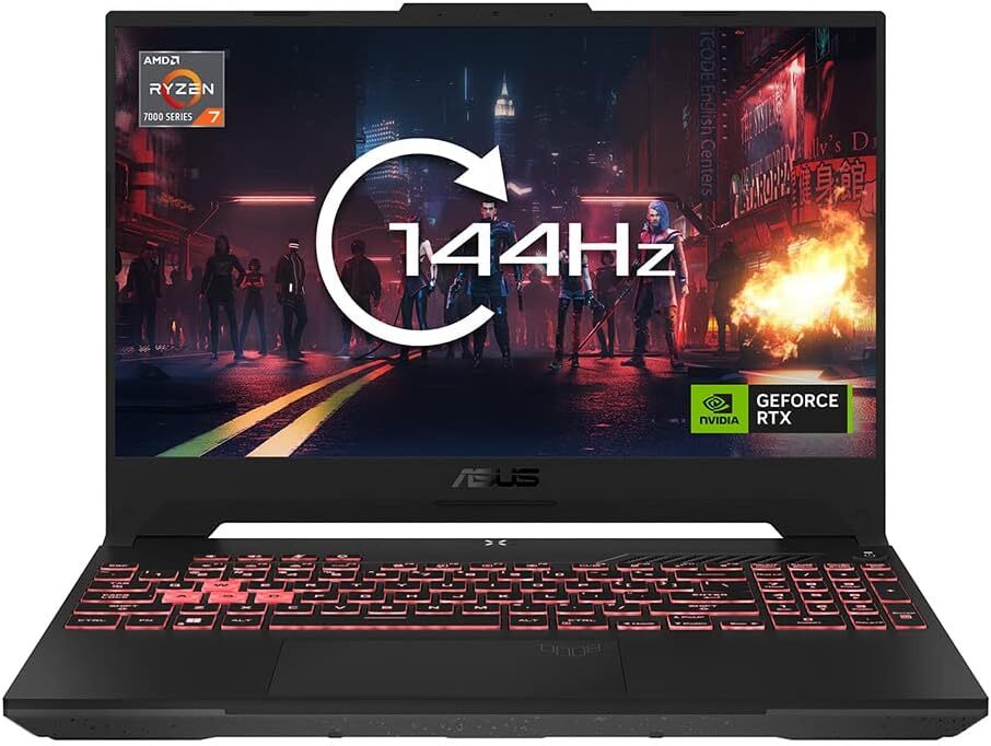 ASUS TUF Gaming A15 FA507NV / 15.6 FullHD 144Hz / Ryzen 7 7735HS / 16Gb DDR5 / 512Gb SSD / GeForce RTX 4060 8Gb / No OS