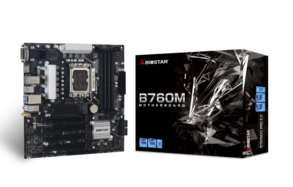 Biostar B760MXC PRO 2.0 / mATX LGA1700 DDR4 4600