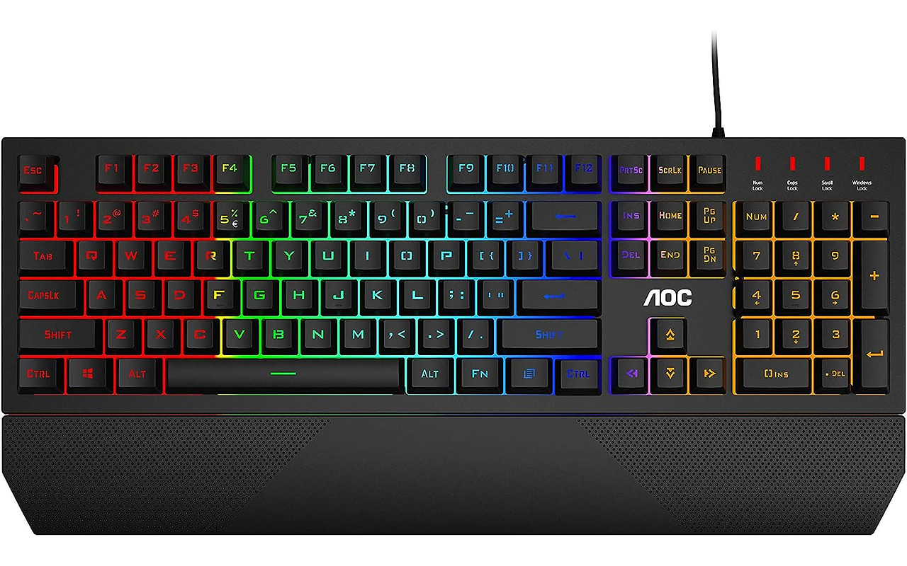 AOC GK200 / RGB Membrane Gaming Keyboard