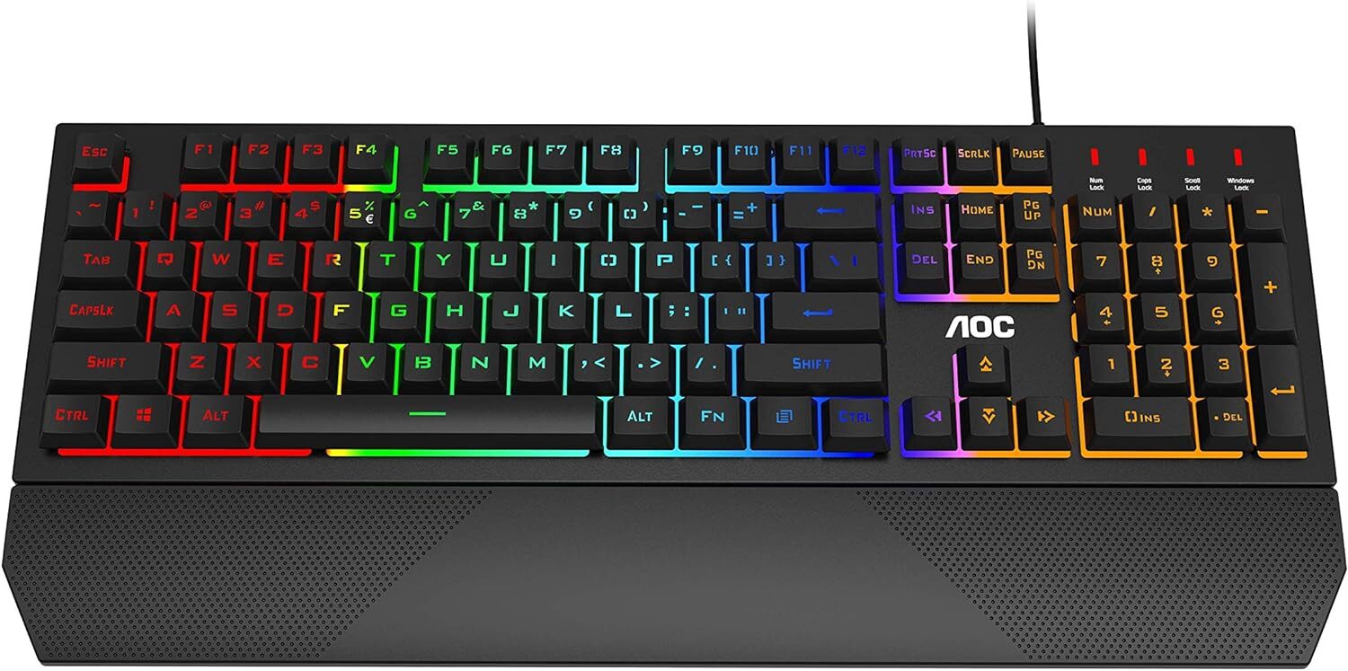 AOC GK200 / RGB Membrane Gaming Keyboard