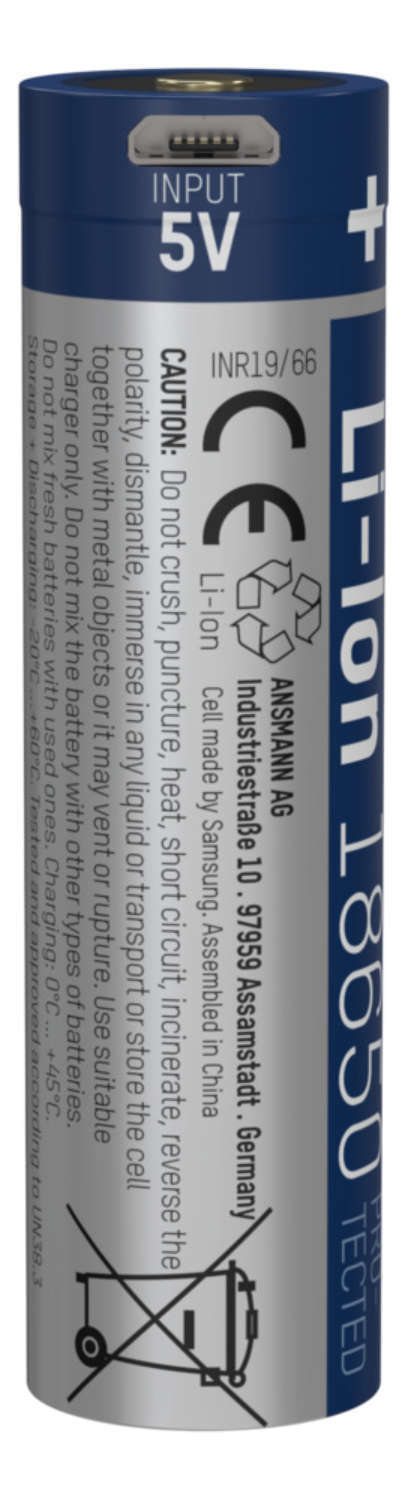 Ansmann 1307-0002 / 18650 Li-Ion 3.6V 2600mAh