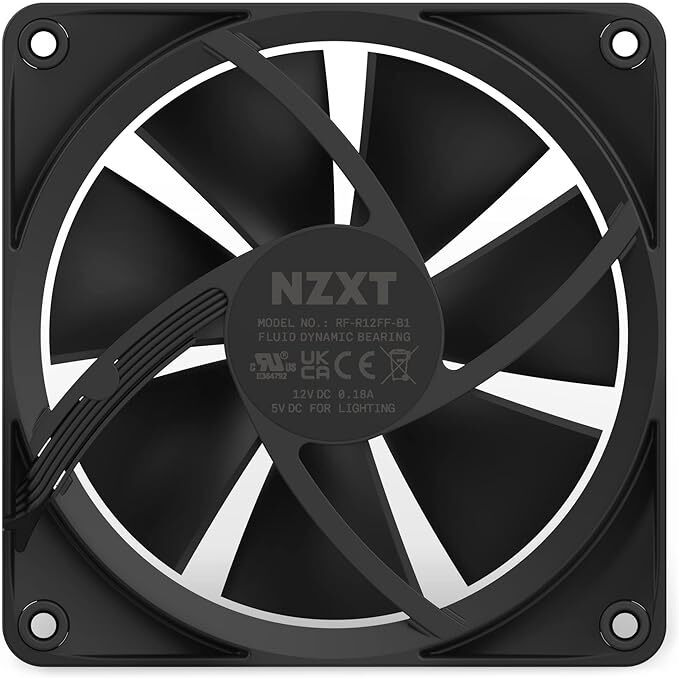 NZXT F120 RGB / 120x120x26mm Black