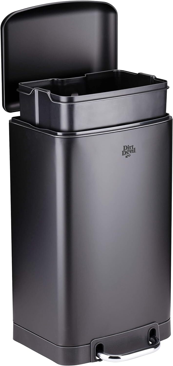 Dirt Devil Pedal Bin 20 L Soft Close Black