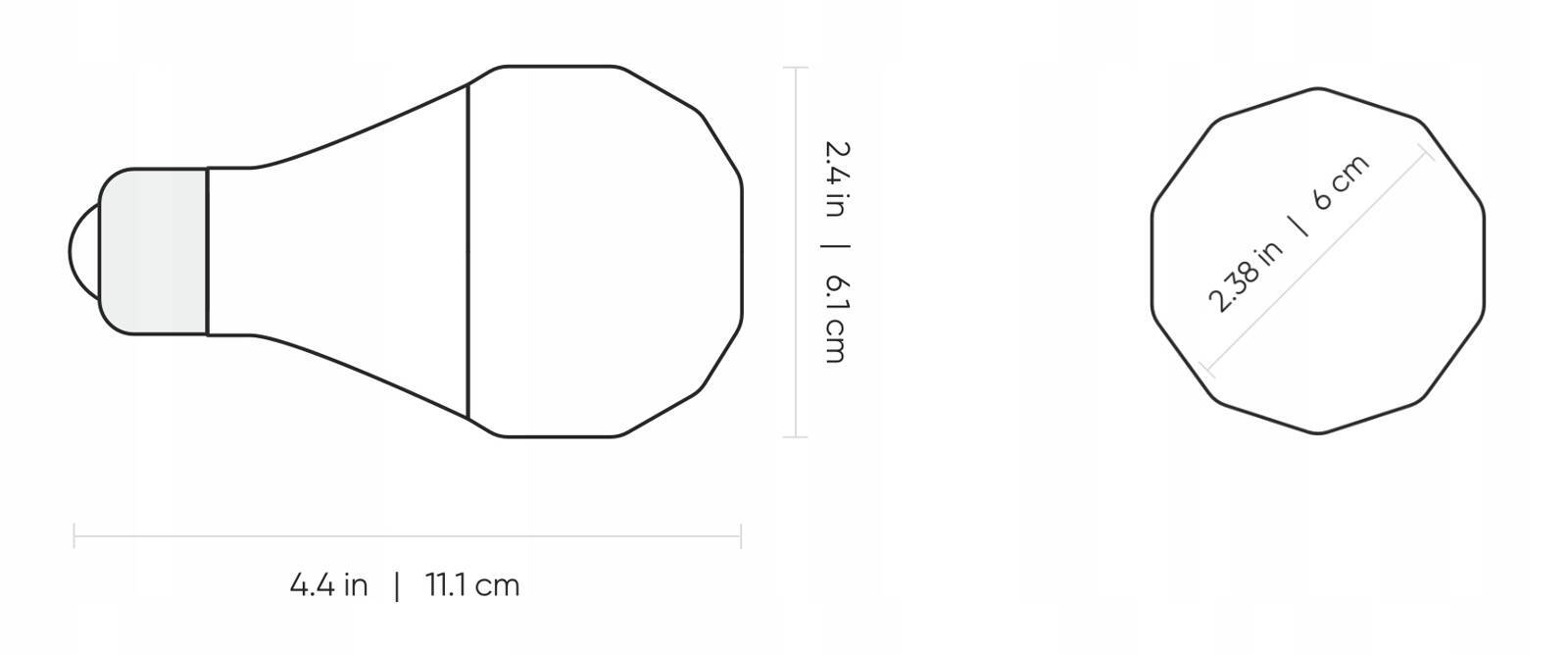 Nanoleaf NL45-0800WT240E27-3PK /  Essentials Smart A19 Bulb