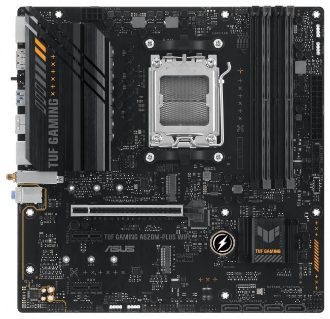ASUS TUF GAMING A620M-PLUS WI-FI / mATX AM5 DDR5 7600+