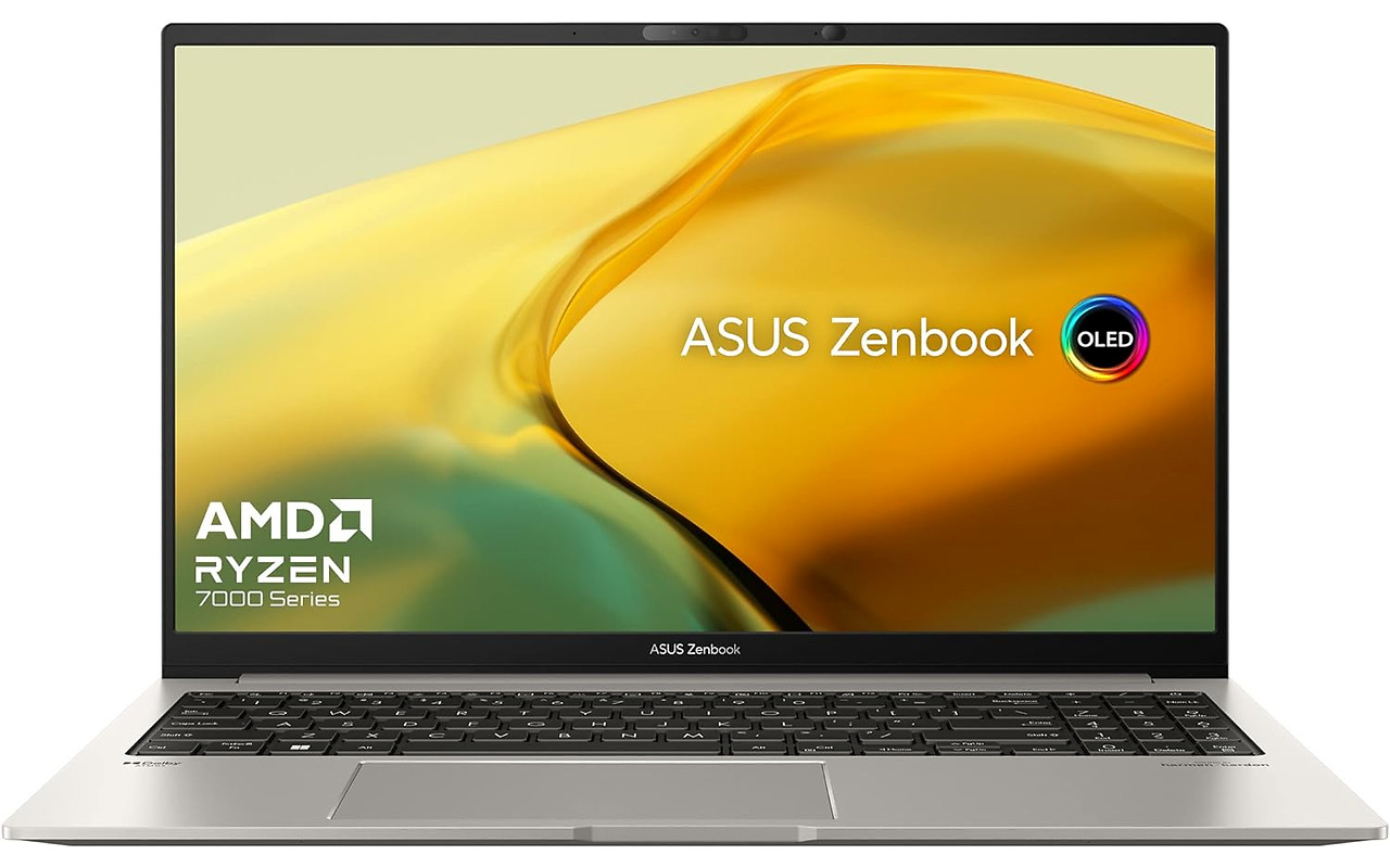 ASUS ZenBook 15 OLED UM3504DA / 15.6 OLED 120Hz 2.8K / Ryzen 7 7735U / 16GB DDR5 / 1.0TB SSD / AMD Radeon / No OS