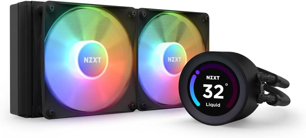NZXT AIO Liquid Cooling Kraken 240 RGB Black