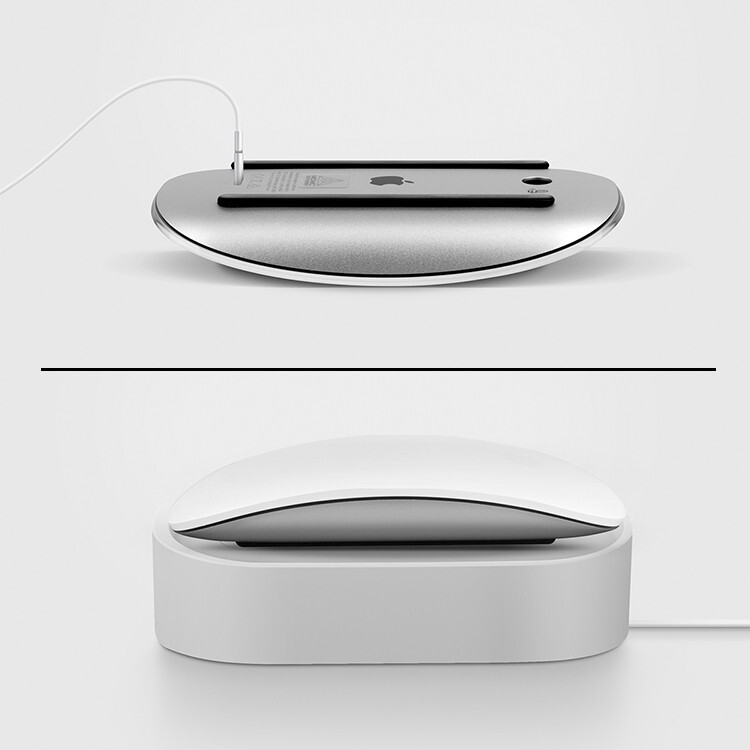 Uniq Compact Charging for Magic Mouse Grey