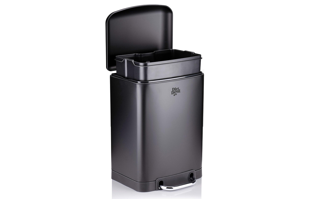 Dirt Devil Pedal Bin 6 L Soft Close Black