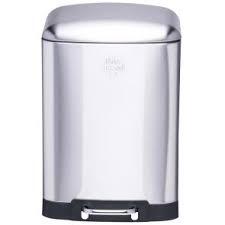 Dirt Devil Pedal Bin 12 L Soft Close Silver
