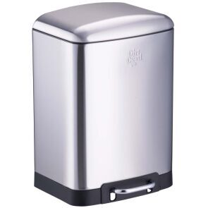 Dirt Devil Pedal Bin 12 L Soft Close Silver