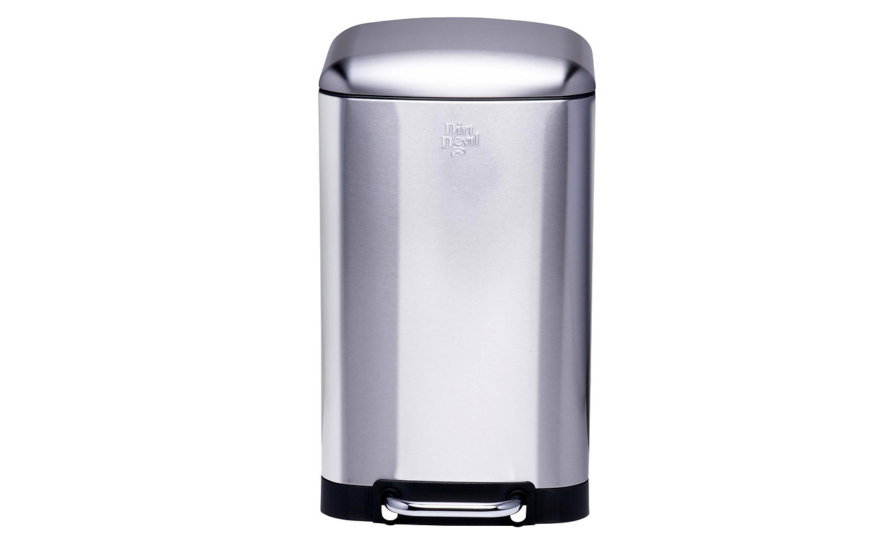Dirt Devil Pedal Bin 20 L Soft Close Silver