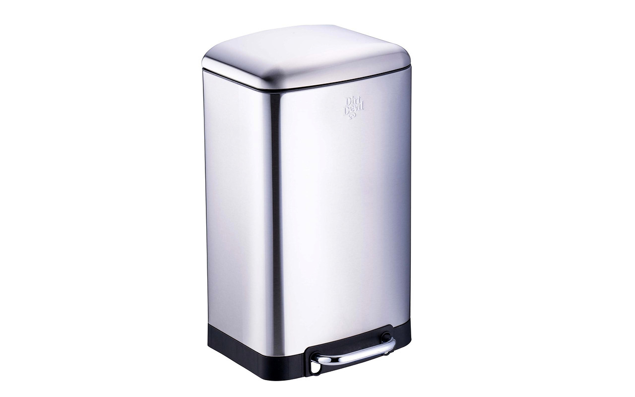 Dirt Devil Pedal Bin 20 L Soft Close Silver