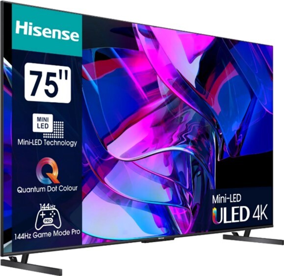Hisense 75U7KQ / 75 MiniLED UHD Quantum Dot FALD 144Hz VIDAA U7.0 OS