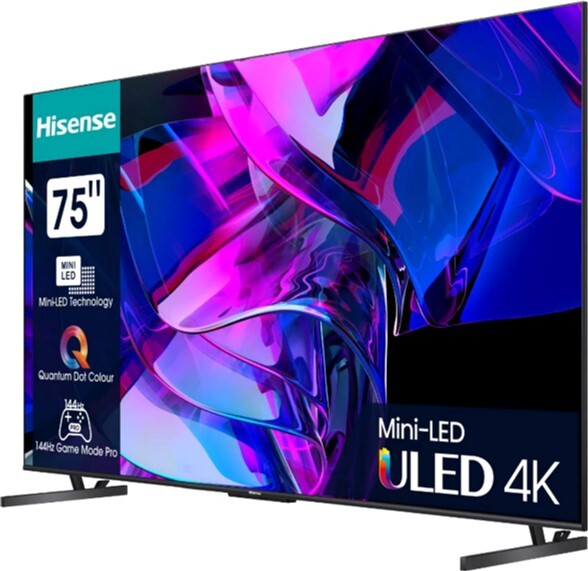 Hisense 75U7KQ / 75 MiniLED UHD Quantum Dot FALD 144Hz VIDAA U7.0 OS
