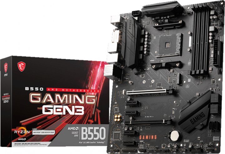 MSI B550 GAMING GEN3 ATX Dual 4xDDR4 4400