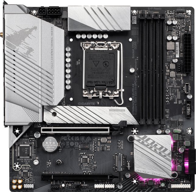 GIGABYTE B760M AORUS ELITE AX / mATX LGA1700 DDR5 7600