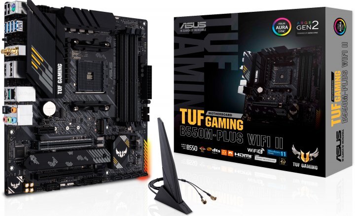 ASUS TUF GAMING B550M-PLUS WI-FI II / mATX AM4 DDR4 4866