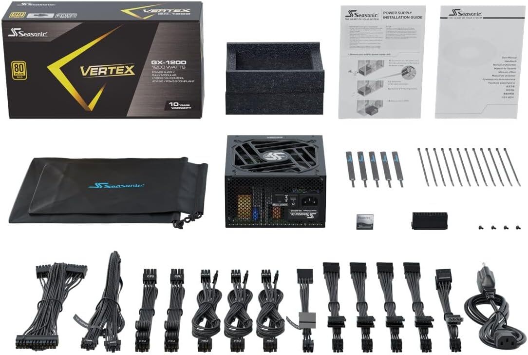 Seasonic Vertex GX-1200 80+ Gold ATX 3.0 1200W