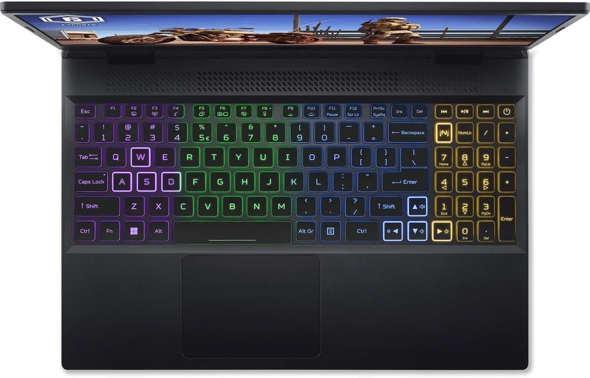 Acer Nitro AN515-58-78FD / 15.6 FullHD IPS 144Hz / Core i7-12650H / 16GB DDR4 / 1.0TB NVMe / GeForce RTX 4060 8GB GDDR6 / Killer 1650i / No OS