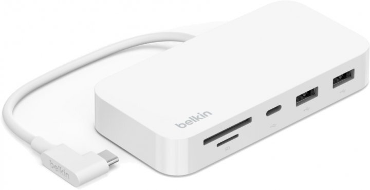 Belkin USB-C 6 in 1 Ethernet Multiport Dock with Mount / INC011BTWH
