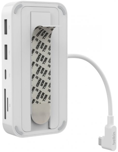 Belkin USB-C 6 in 1 Ethernet Multiport Dock with Mount / INC011BTWH