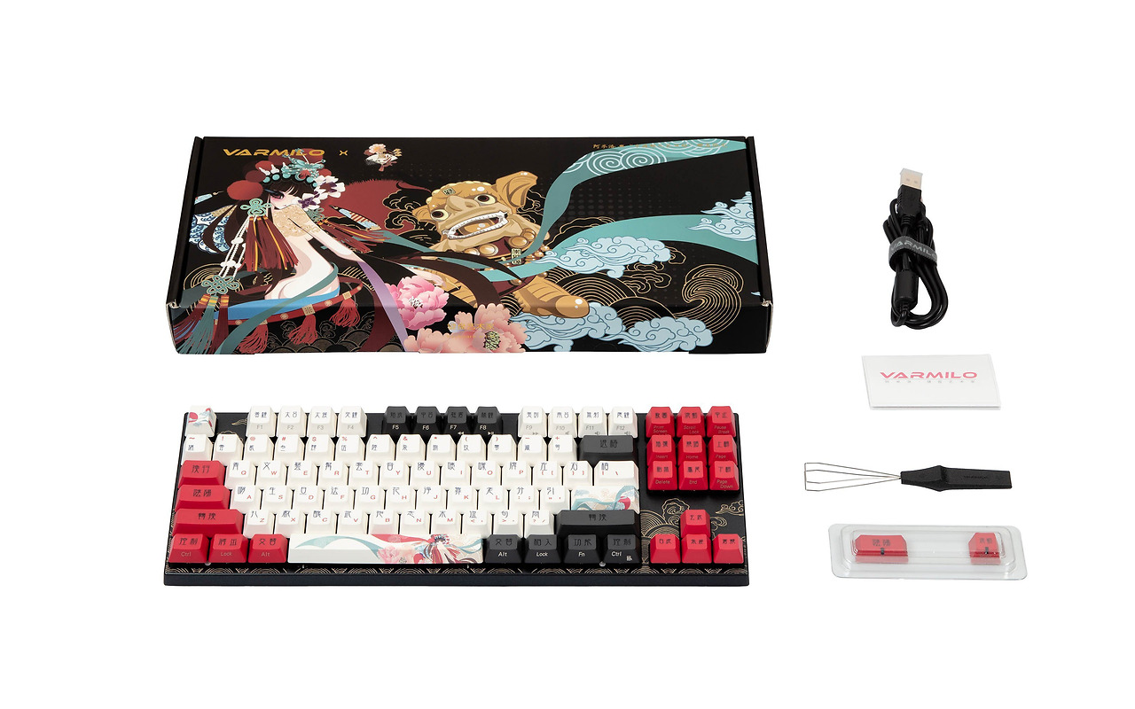 Varmilo VEM87 Beijing Opera / A33A028B0A3A17A025