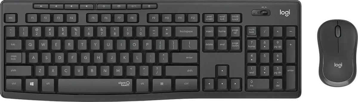 Logitech MK295 Silent / Multimedia KIT Graphite Russian