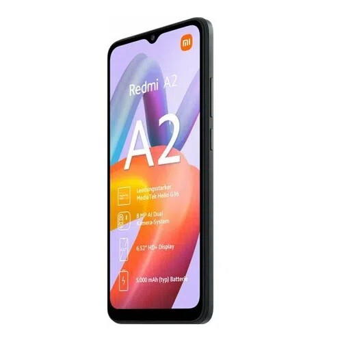Xiaomi Redmi A2 Plus / 6.52 IPS / Helio G36 / 3GB / 64GB / 5000mAh / Black