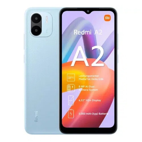 Xiaomi Redmi A2 Plus / 6.52 IPS / Helio G36 / 3GB / 64GB / 5000mAh / Blue