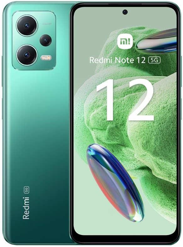 Xiaomi  Redmi Note 12 5G / 6.67 AMOLED 120Hz / Snapdragon 4 Gen 1 / 8GB / 256GB / 5000mAh Green