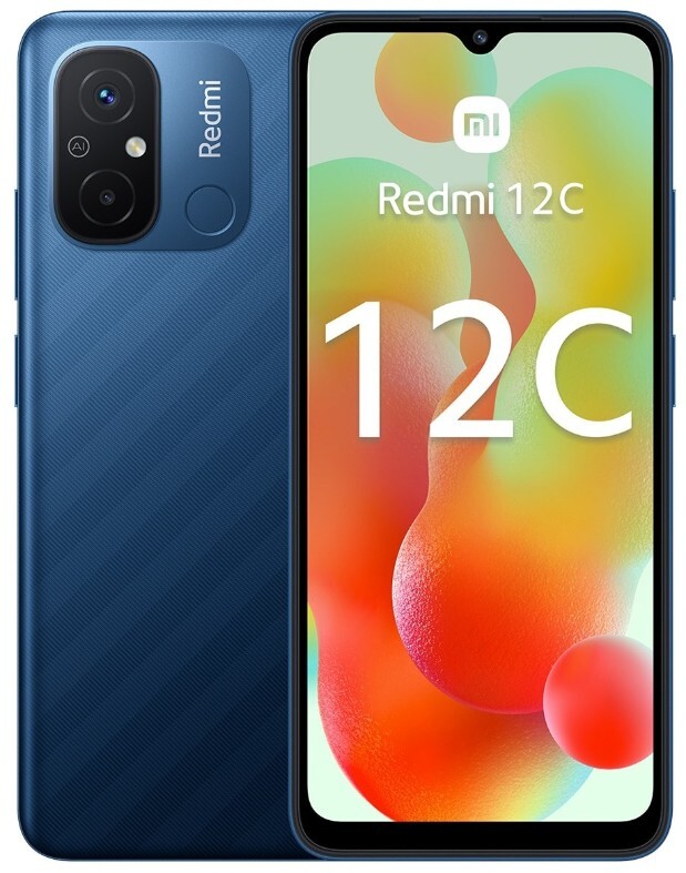 Xiaomi Redmi 12C / 6.7 IPS / Helio G85 / 6GB / 128GB / 5000mAh Blue