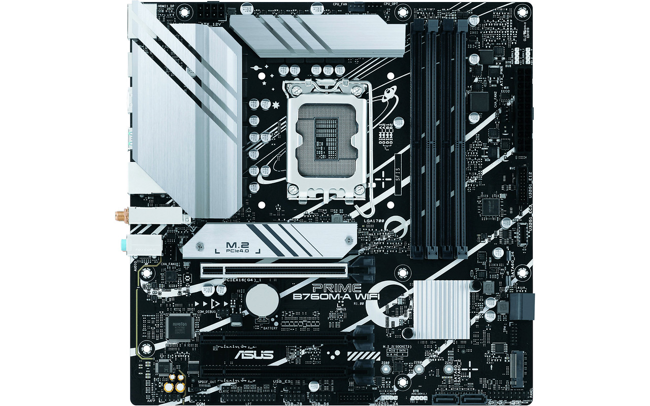 ASUS PRIME B760M-A WI-FI / mATX LGA1700 DDR5 7200+